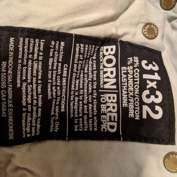 Express Jeans 31x32 Rocco Slim Fit Skinny - Picture 2 of 6